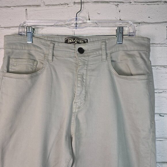 JACK OF SPADES HIGH ROLLER STRAIGHT LEG GRAY PANTS MENS SIZE 36 X 30 - Picture 5 of 7